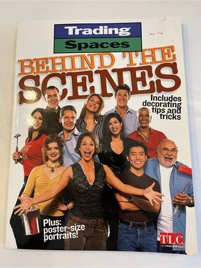 Trading Spaces: Behind the Scenes - TLC Paperback Book, White/Cream Cover
